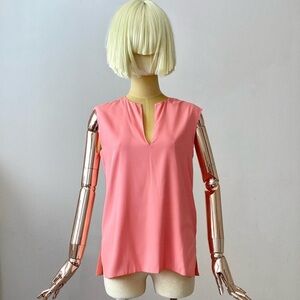 Celine Peachy Pink Sleeveless Women's Top SZ S
4/36